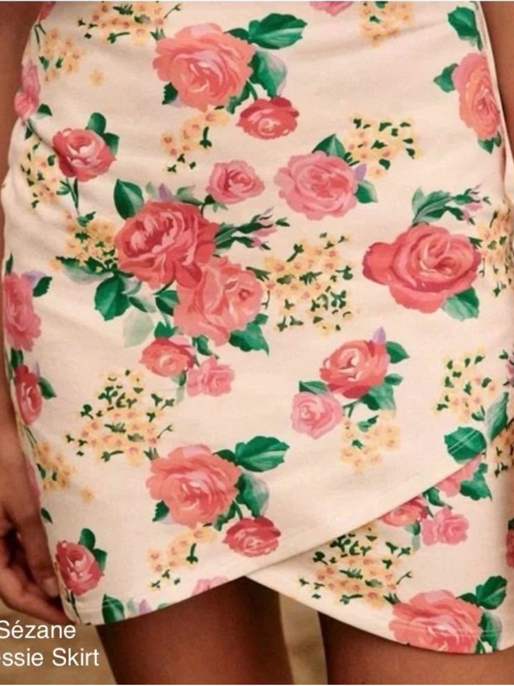 Sézane Bessie Skirt floral print XS